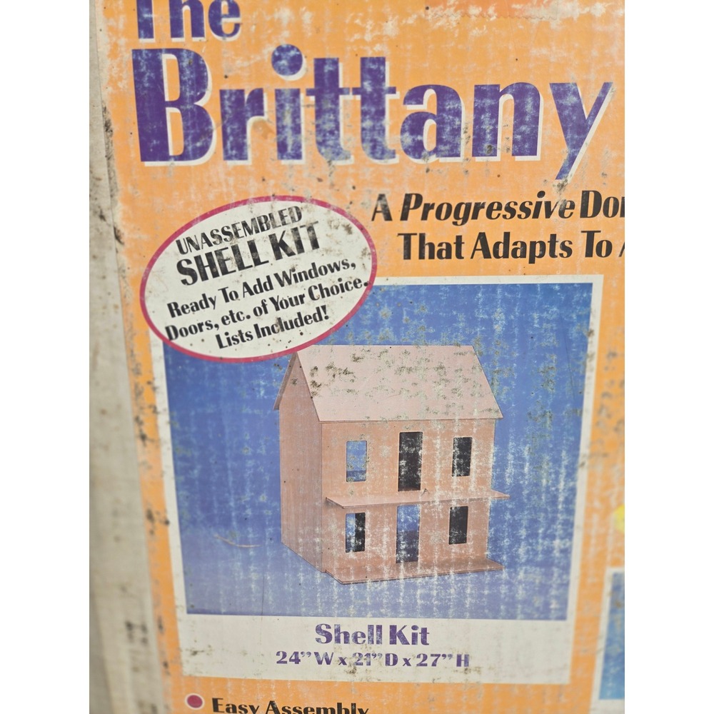 Houseworks The Brittany Dollhouse Shell Kit 9006 Real Good Toys Plywood 1992